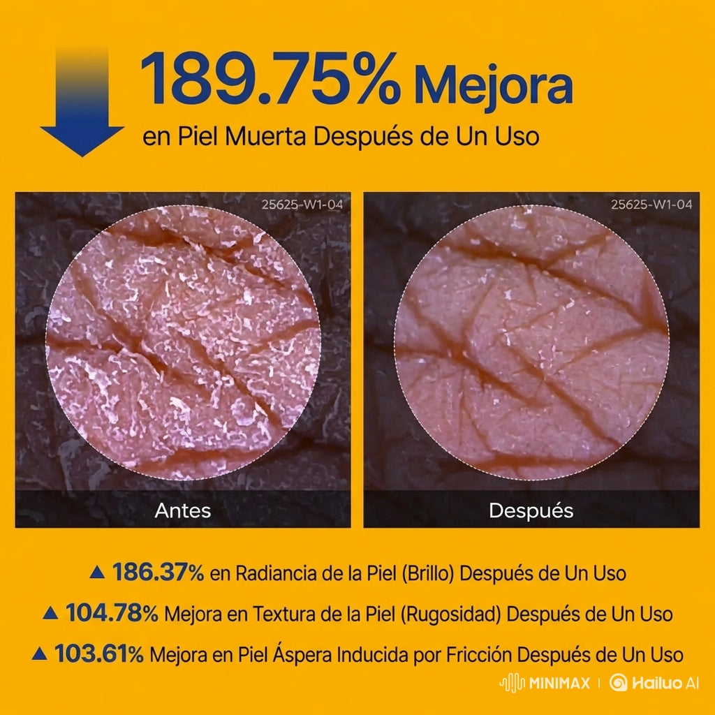 Elimina la piel muerta y revela una piel suave desde el primer uso