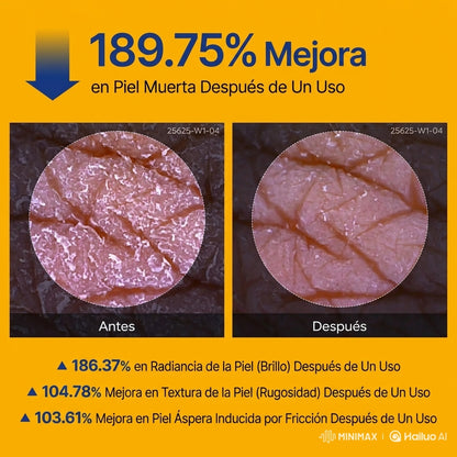 Elimina la piel muerta y revela una piel suave desde el primer uso