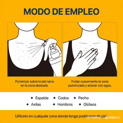 Elimina la piel muerta y revela una piel suave desde el primer uso
