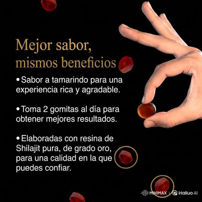 Gomitas de Shilajit y Ashwagandha – Más Potencia, Más Resistencia