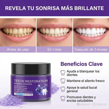 Polvo Restaurador Dental Natural