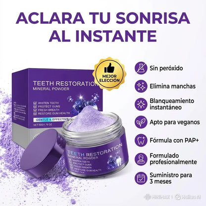 Polvo Restaurador Dental Natural