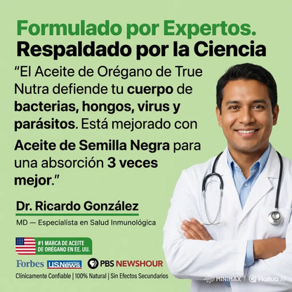 Cápsulas blandas de aceite de orégano | Fórmula 4-en-1