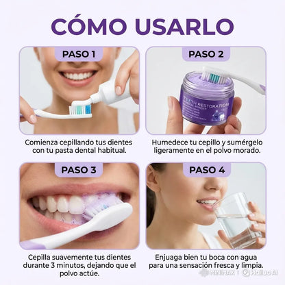 Polvo Restaurador Dental Natural