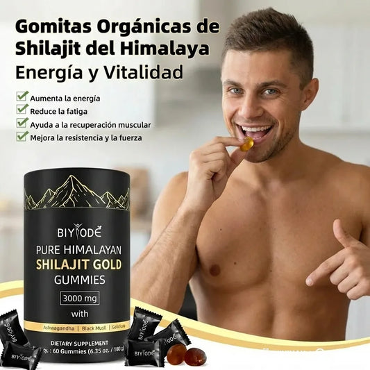 Gomitas de Shilajit y Ashwagandha – Más Potencia, Más Resistencia